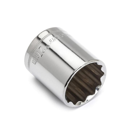SOCKET,1/2" DRIVE,27MM,12PT