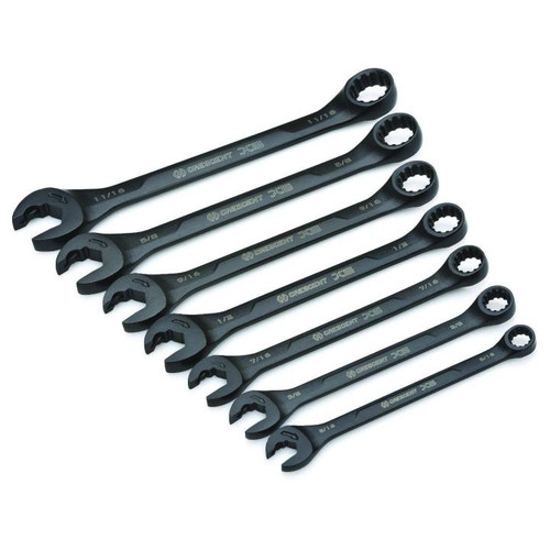 WRENCH SET,7PC,RATCHETING OPEN END,SAE