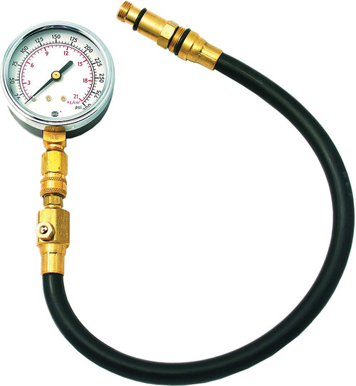 PG374 - QUICK-DISC. COMPRESSION TESTER 0-300 PSI GAUGE
