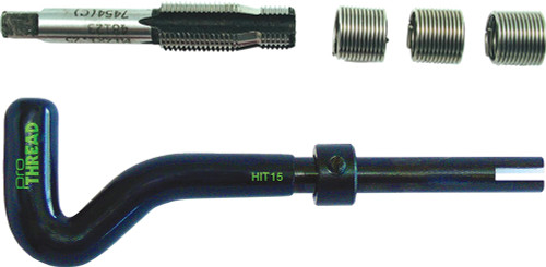 PRO-THREAD THREAD REPAIR KIT - INCLUDES: TAP, INSTALLATION TOOL - METRIC M10-1.25, (3) INSERTS PRO-THREAD THREAD REPAIR KIT - INCLUDES: TAP, INSTALLATION TOOL - METRIC M10-1.25, (3) INSERTS