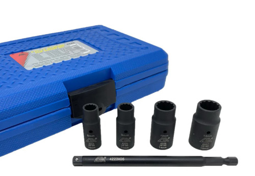 6-Pc Mini Metric Flip Socket Set