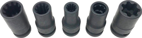 PG337 - 5-PC VW/AUDI/PORSCHE BRAKE CALIPER SOCKET SET