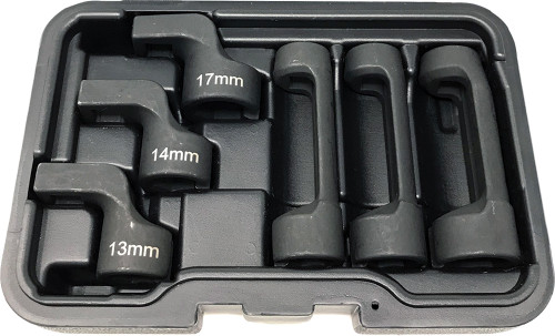 PG382 - 6 PC. EGT SENSOR SOCKET SET, STRAIGHT AND OFFSET IN 13MM, 14MM, 17MM PG382 - 6 PC. EGT SENSOR SOCKET SET, STRAIGHT AND OFFSET IN 13MM, 14MM, 17MM
