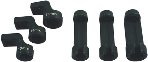 PG382 - 6 PC. EGT SENSOR SOCKET SET, STRAIGHT AND OFFSET IN 13MM, 14MM, 17MM