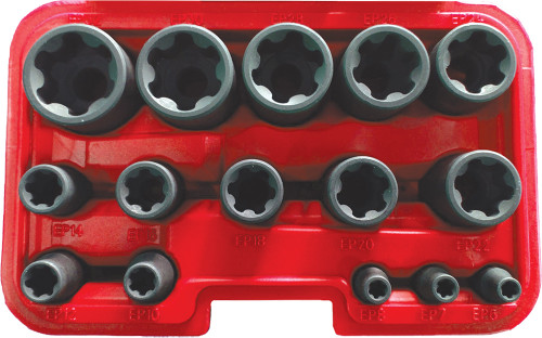 PG150 - 15 PC. TORX PLUS SOCKET SET