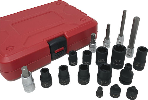 PG337 - 18 PC. EURO BRAKE CALIPER SOCKET SET