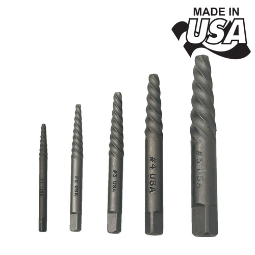 5 Pc. Kit d’extraction de vis - Type en spirale