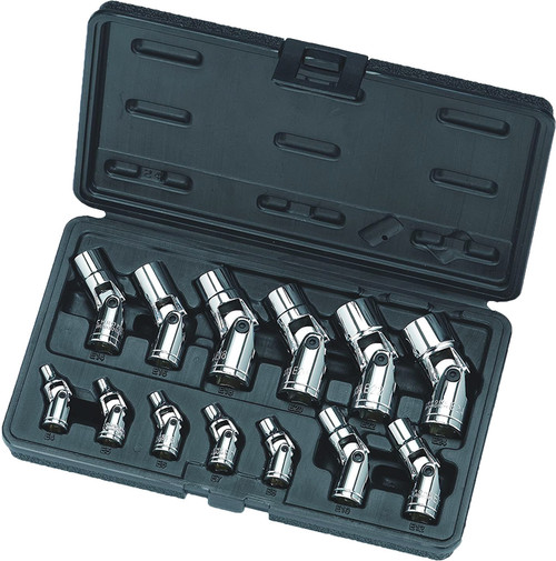 PG143 - DOUILLE TORX® SÉRIE E DE 13 PIÈCES AVEC ENSEMBLE DE JOINTS EN U, E4-E24