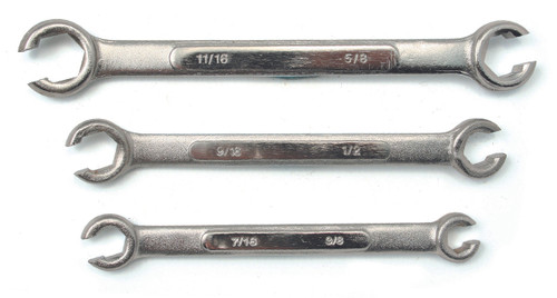 3 Pc. Ensemble de clé à écrou évasé - SAE
