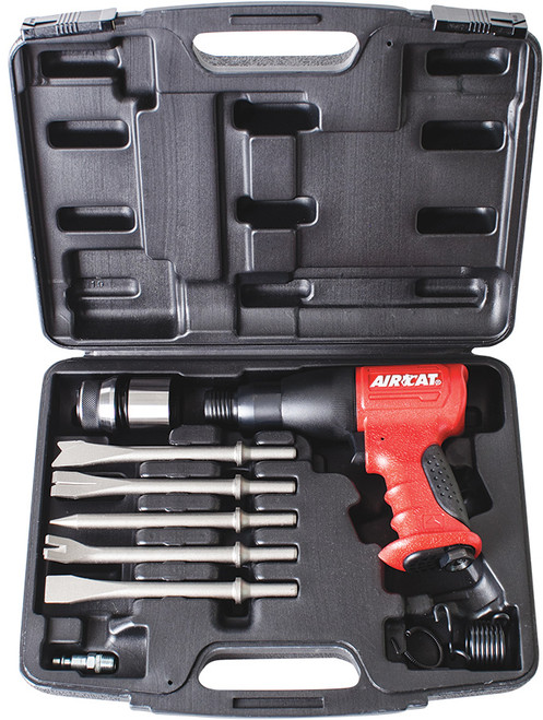 PG93 - COMPOSITE AIR HAMMER KIT WITH 5 CHISELS, 2 RETAINERS