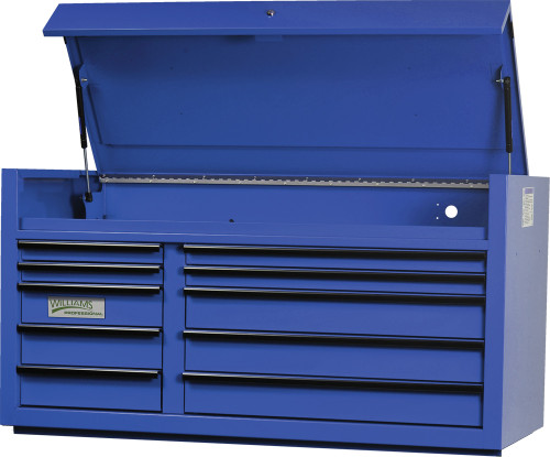 PG201 - 55" 10-DRAWER PROFESSIONAL SERIES TOP CHEST, BLUE