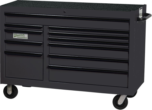 PG206 - ARMOIRE À ROULETTES DE 55 PO 11 TIROIRS SÉRIE PROFESSIONAL, NOIR