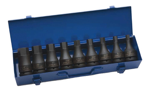 9PCS 3/4 DR IMP HEX SOCKET SET