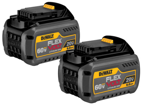 20V/60V MAX FLEXVOLT BATTERY (6AH) 2 PACK