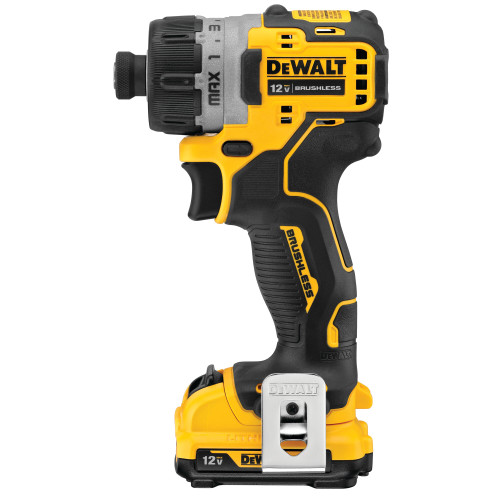 12V MAX XCS SCREWDRIVER W/ 2 BATTERIES AND BAG