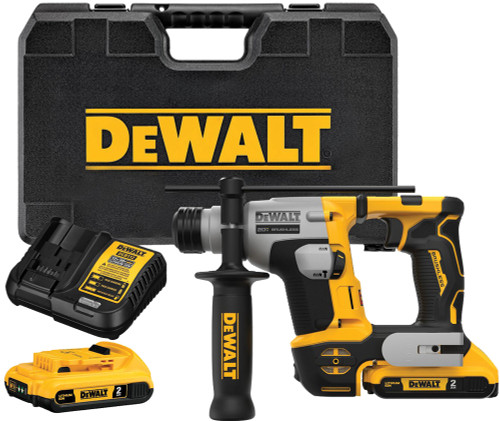 PG66 - ATOMIC 20V MAX* 5/8" BRUSHLESS CORDLESS SDS PLUS ROTARY HAMMER KIT, 1060 RPM, 4980 BPM, 2 BATT, 1 CHARGER