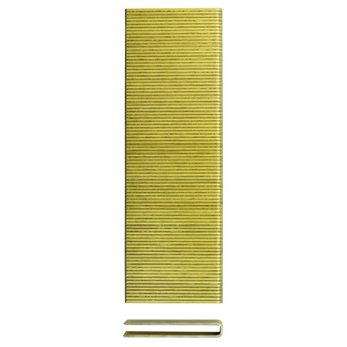 18GA, AGRAFEUSE À COURONNE ÉTROITE DE 1/4 », JAMBE DE 1-1/2 », "INTE DE CISEAU, REVÊTUE, 2500 CT
