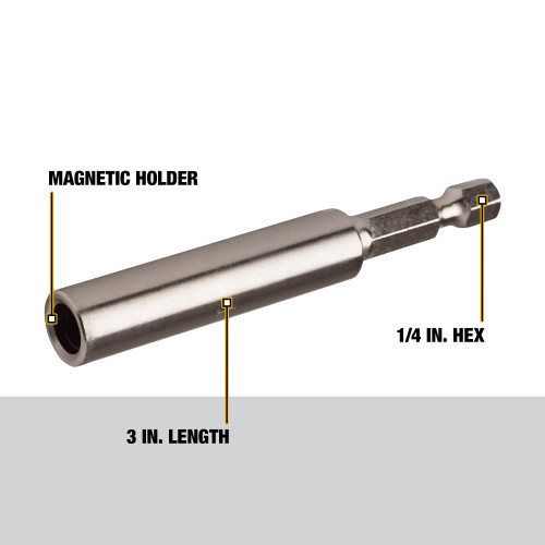 3" PROFESSIONAL MAGNETIC BIT TIP HOLDER