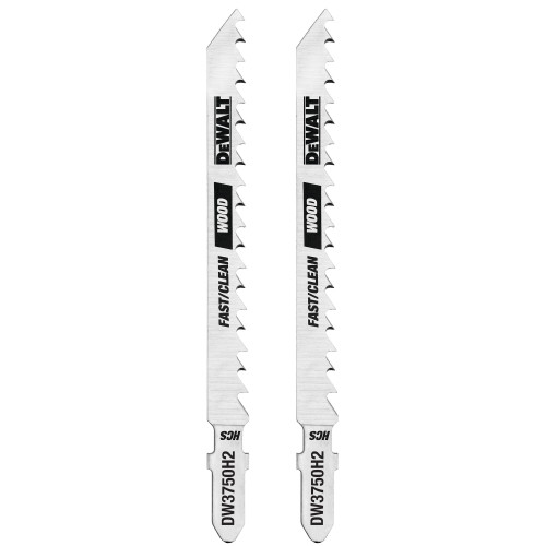 4" 6TPI FAST WOOD CUT HCS T-SHANK JIG SAW BLADE (2 PK)