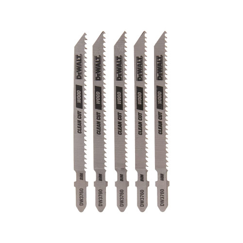 4" 10TPI FINE FINISH WOOD CUT COBALT STEEL T-SHANK JIG SAW BLADE (5 PK)