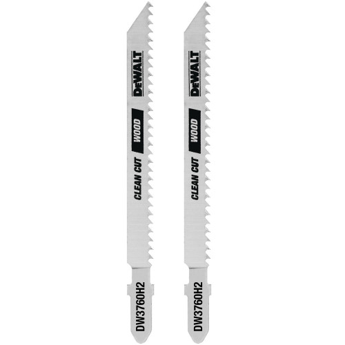 4" 10TPI FINE FINISH WOOD CUT HCS T-SHANK JIG SAW BLADE (2 PK)