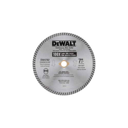7IN DRY CUT DIAMOND WHEEL