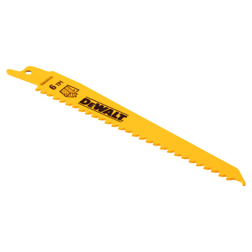 6"     6 TPI TAPER BACK BI-METAL RECIPROCATING SAW BLADE (BULK)