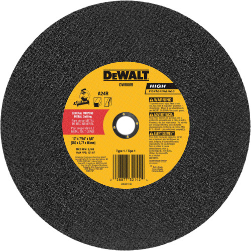 10"X7/64"X5/8" METAL CUTTING CHOP SAW WH