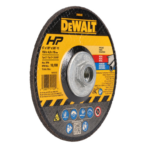 6"X1/8"X5/8" 11 PIPELINE CUT/GRIND WHEEL
