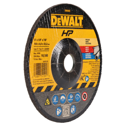 6"X1/8"X7/8" PIPELINE CUT/GRIND WHEEL