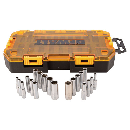 TOUGH BOX 1/4IN DR DP SOCKET SET
