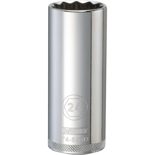 DWMT 6PT 1/2IN DR IM SKT 7/16IN SAE