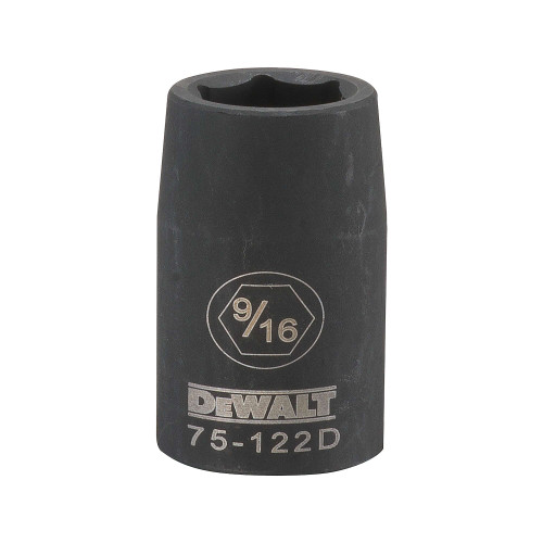 DWMT 6PT 1/2IN DR IM SKT 9/16IN SAE