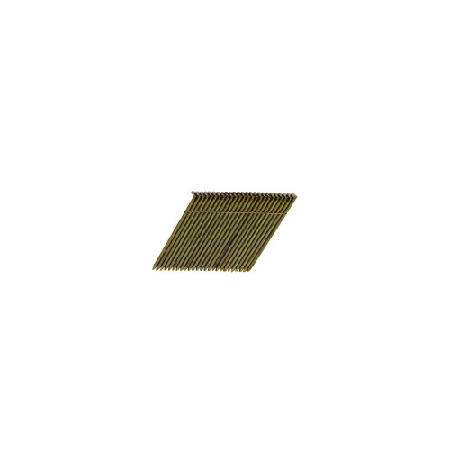 28° WIRE WELD STICK NAIL, 3-1/4", .120" DIAMETER, SMOOTH SHANK, DIAMOND POINT, FULL HEAD, BRITE, 2000CT