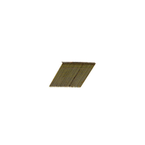 28° WIRE WELD STICK NAIL, 3-1/2", .120" DIAMETER, SMOOTH SHANK, DIAMOND POINT, FULL HEAD, BRITE, 2000CT