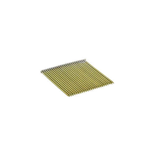 28° WIRE WELD STICK NAIL, 2-3/8", .120" DIAMETER, SMOOTH SHANK, DIAMOND POINT, FULL HEAD, BRITE, 2000CT