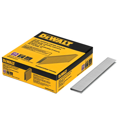 18GA, 7/32" NARROW CROWN STAPLE, 1" LEG, CHISEL POINT, COATED, 5000 CT