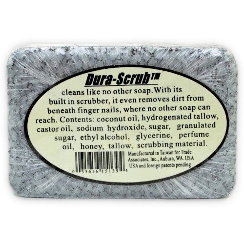 90G DURA-SCRB (SOAP)                           Built in Scrubber for real dirty hands.