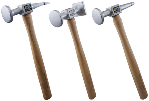 PG295 - ENSEMBLE DE MARTEAUX EN ALUMINIUM EN 3 PIÈCES AVEC ÉTUI