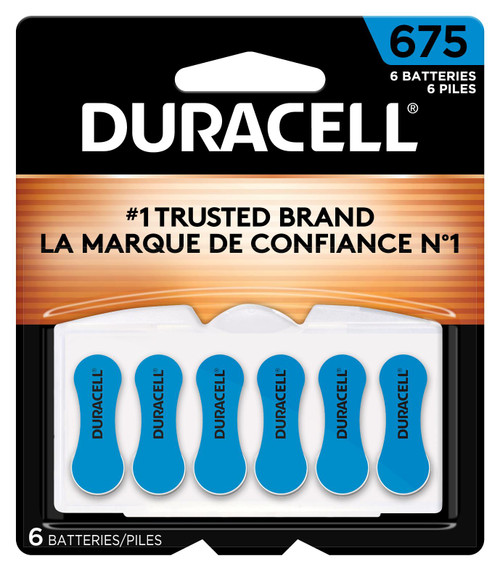 DUR 1.4V SIZE 675 HEARING AID 6CT
