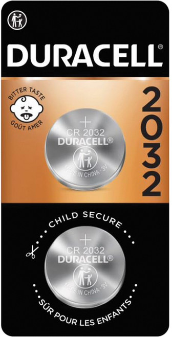 DUR 3V 2032 BOUTON/PIÈCE DE MONNAIE 2CT