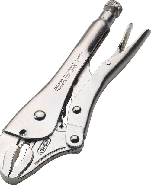 PG195 - 10" CURVED JAW LOCKING PLIERS, 1-7/8" JAW CAPACITY