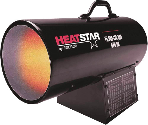 CHAUFFAGES INDUSTRIELS AU PROPANE À AIR FORCÉ, 75 000 – 125 000 BTU