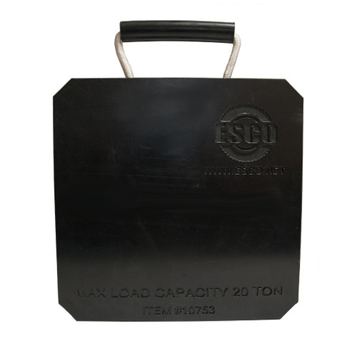 Jack Plate, 12"x12"x1 », avec poignée intégrée, noir (capacité de poids de 20 tonnes) Jack Plate, 12"x12"x1 », avec poignée intégrée, noir (capacité de poids de 20 tonnes)