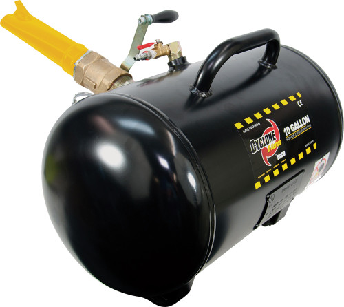 PG357 - SIÈGE À BILLES, CYCLONE SÉRIE X, RÉSERVOIR EN ACIER DE 10 GALLONS