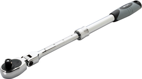 PG127 - 1/2" DRIVE LOCKING FLEX HEAD EXTENDABLE RATCHET