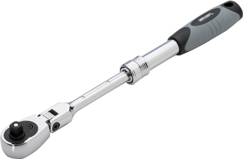 PG127 - 3/8" DRIVE LOCKING FLEX HEAD EXTENDABLE RATCHET