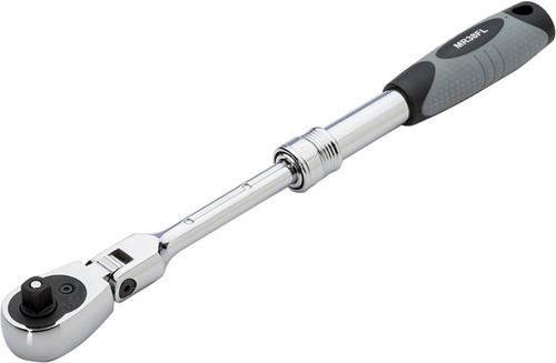 PG127 - 3/8" DRIVE LOCKING FLEX HEAD EXTENDABLE RATCHET