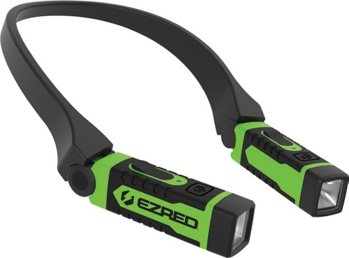 PG37 - 300 LUMENS ANYWEAR® RECHARGEABLE LED NECK LIGHT, INCLUDES USB CHARGING CORD, GREEN
