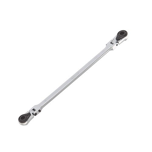 Double boîte de 13 mm et 15 mm, clé métrique à tête flexible réversible avec fonction de verrouillage